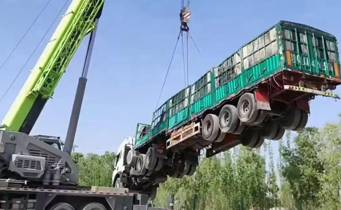 嘉祥道路脱困救援案例